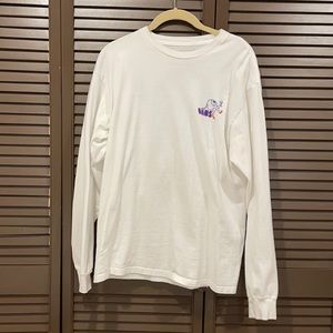 Vans white long sleeve shirt